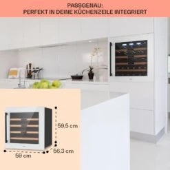 Vinsider 36 Built-In Uno Einbau-Weinkühlschrank 36 Flaschen 92 Ltr Edelstahl -Haushaltsgeräte Förderung 10041287 de 0006 usp