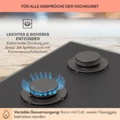 Firetale Gaskochfeld 4-flammig 60 Cm Aluminium-Brenner Inkl. Schlauch Und Druckminderer 14 Firetale Gaskochfeld 4-flammig 60 Cm Aluminium-Brenner Inkl. Schlauch Und Druckminderer -Haushaltsgeräte Förderung 10041299 de 0005 usp
