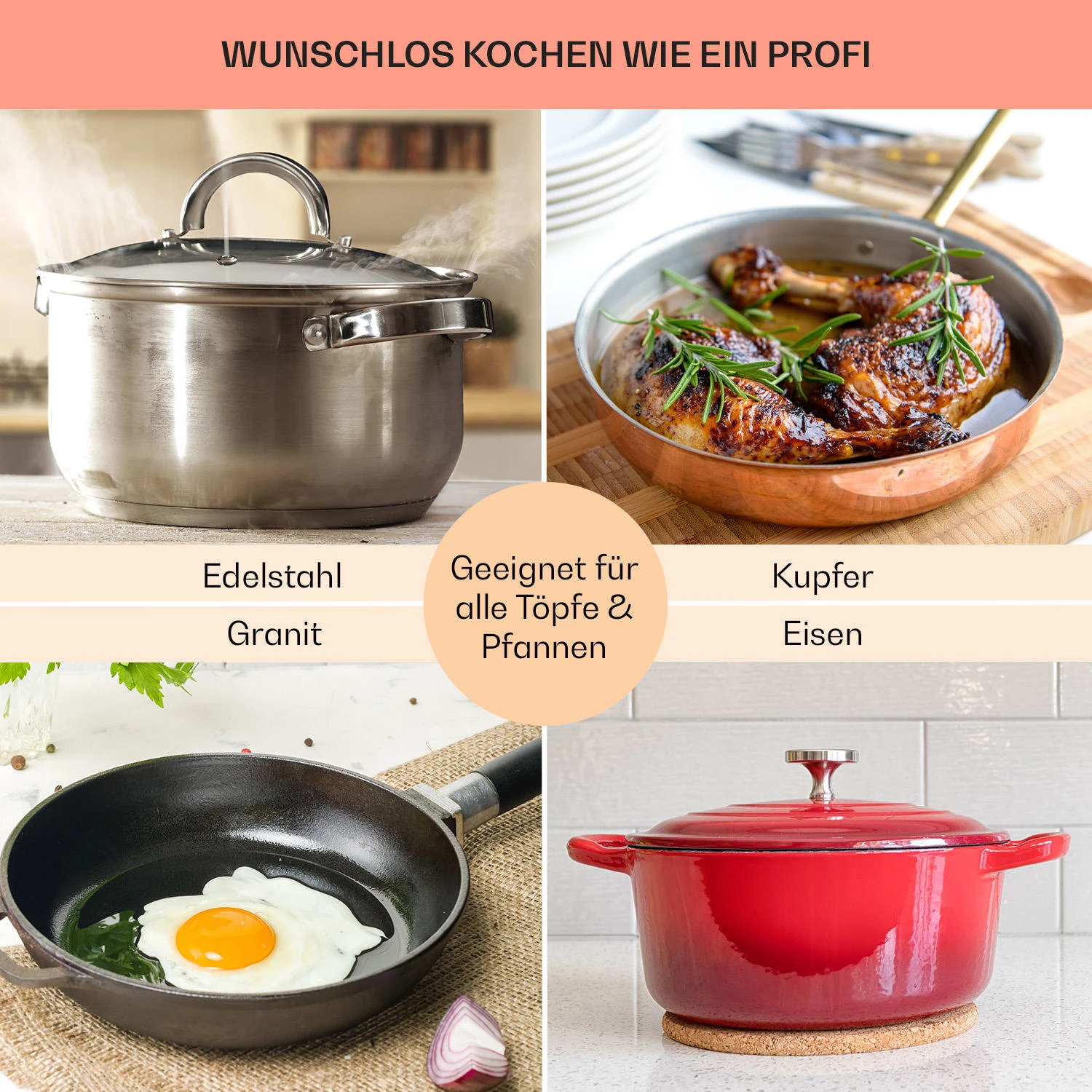 Firetale Gaskochfeld 4-flammig 60 Cm Aluminium-Brenner Inkl. Schlauch Und Druckminderer 10 Firetale Gaskochfeld 4-flammig 60 Cm Aluminium-Brenner Inkl. Schlauch Und Druckminderer - Image 8