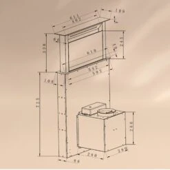 Royal Flush Eco Dunstabzugshaube 60 Cm 576 M³/h A+ 20 Royal Flush Eco Dunstabzugshaube 60 Cm 576 M³/h A+ -Haushaltsgeräte Förderung 10041348 yy 0009 dimensions