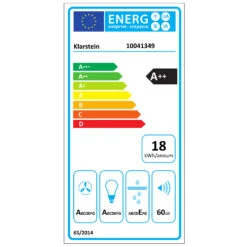Royal Flush Eco Dunstabzugshaube 90 Cm 576 M³/h A+ -Haushaltsgeräte Förderung 10041349 energy label