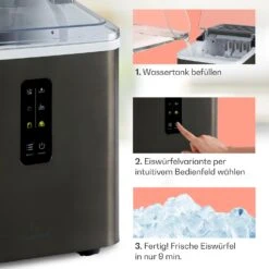 Albaron Supreme Eiswürfelmaschine Bullet 12kg/24h 1,5 Ltr Edelstahl -Haushaltsgeräte Förderung 10041360 de 0004 logo