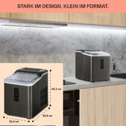 Albaron Supreme Eiswürfelmaschine Bullet 12kg/24h 1,5 Ltr Edelstahl -Haushaltsgeräte Förderung 10041360 de 0006 logo