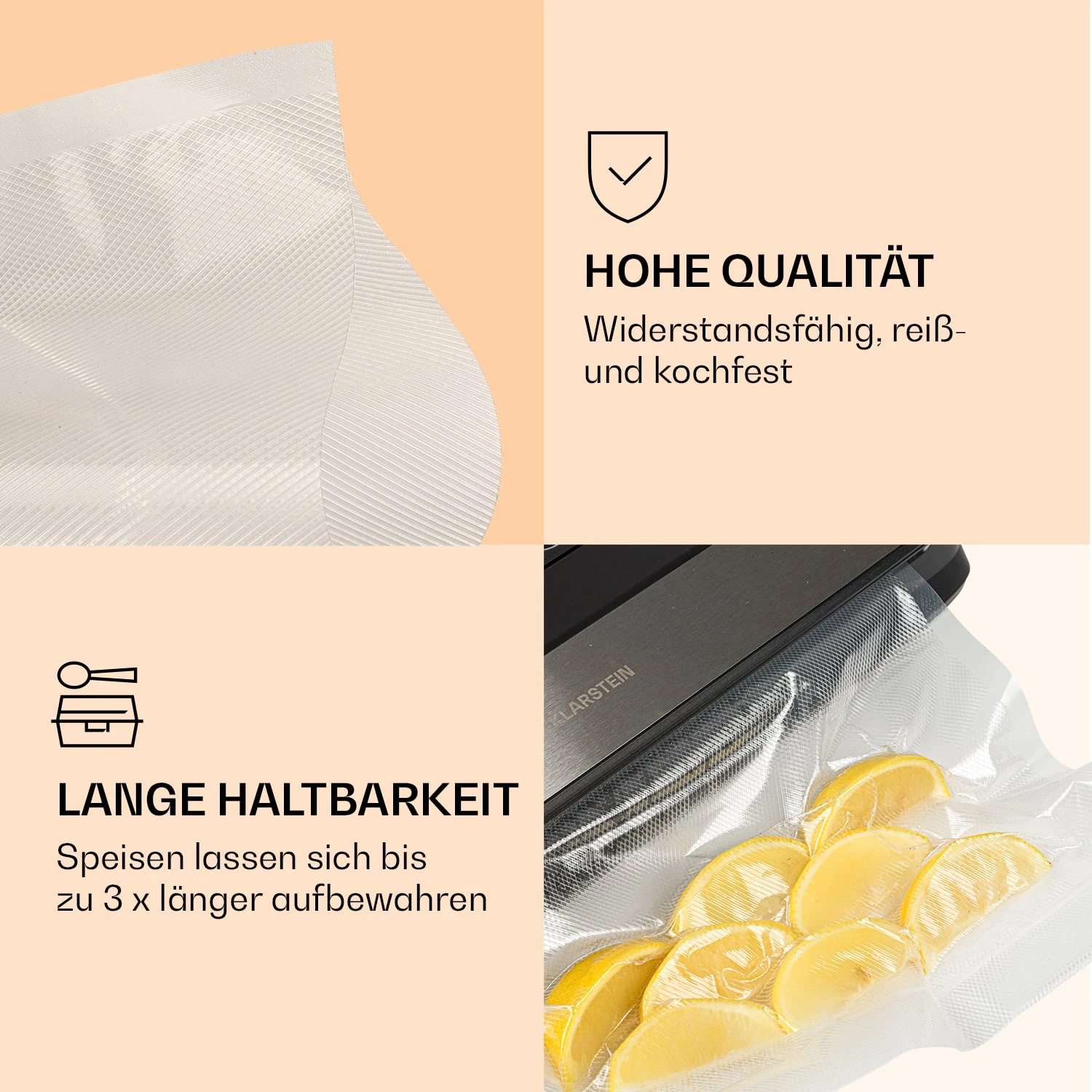 Forli Vakuumierbeutel 2 Rollen Je 28 X 300 Cm Widerstandsfähig Reißfest Kochfest 5 Forli Vakuumierbeutel 2 Rollen Je 28 X 300 Cm Widerstandsfähig Reißfest Kochfest - Image 3