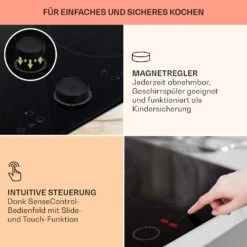 Magnichef 4 Einbaukochfeld Induktion 4 Zonen 7000W Glaskeramik -Haushaltsgeräte Förderung 10041380 de 0004 usp