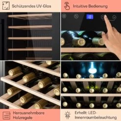 Barossa 32 Uno Weinkühlschrank 1 Zone 95 Liter / 36 Flaschen Touch-Display -Haushaltsgeräte Förderung 10041395 de 0005 usp