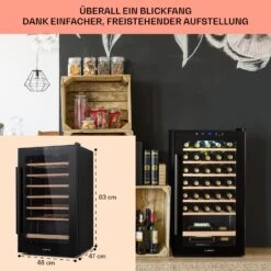 Barossa 32 Uno Weinkühlschrank 1 Zone 95 Liter / 36 Flaschen Touch-Display -Haushaltsgeräte Förderung 10041395 de 0006 usp