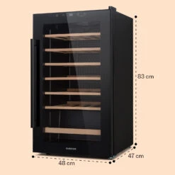 Barossa 32 Uno Weinkühlschrank 1 Zone 95 Liter / 36 Flaschen Touch-Display -Haushaltsgeräte Förderung 10041395 yy 0008 dimensions