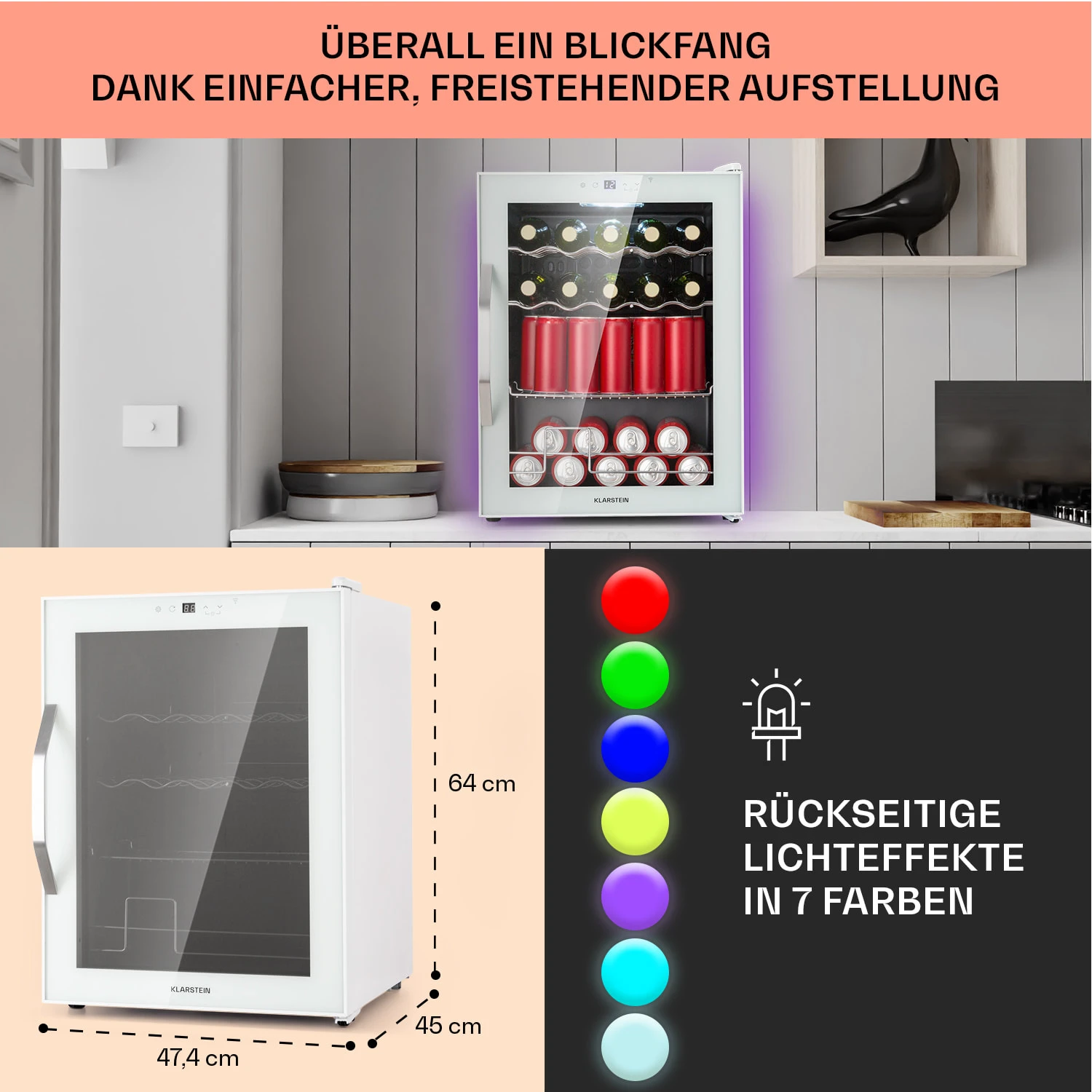 Coachella 60 Kühlschrank 60 Liter WiFi-Funktion Hintergrundbeleuchtung 8 Coachella 60 Kühlschrank 60 Liter WiFi-Funktion Hintergrundbeleuchtung - Image 6