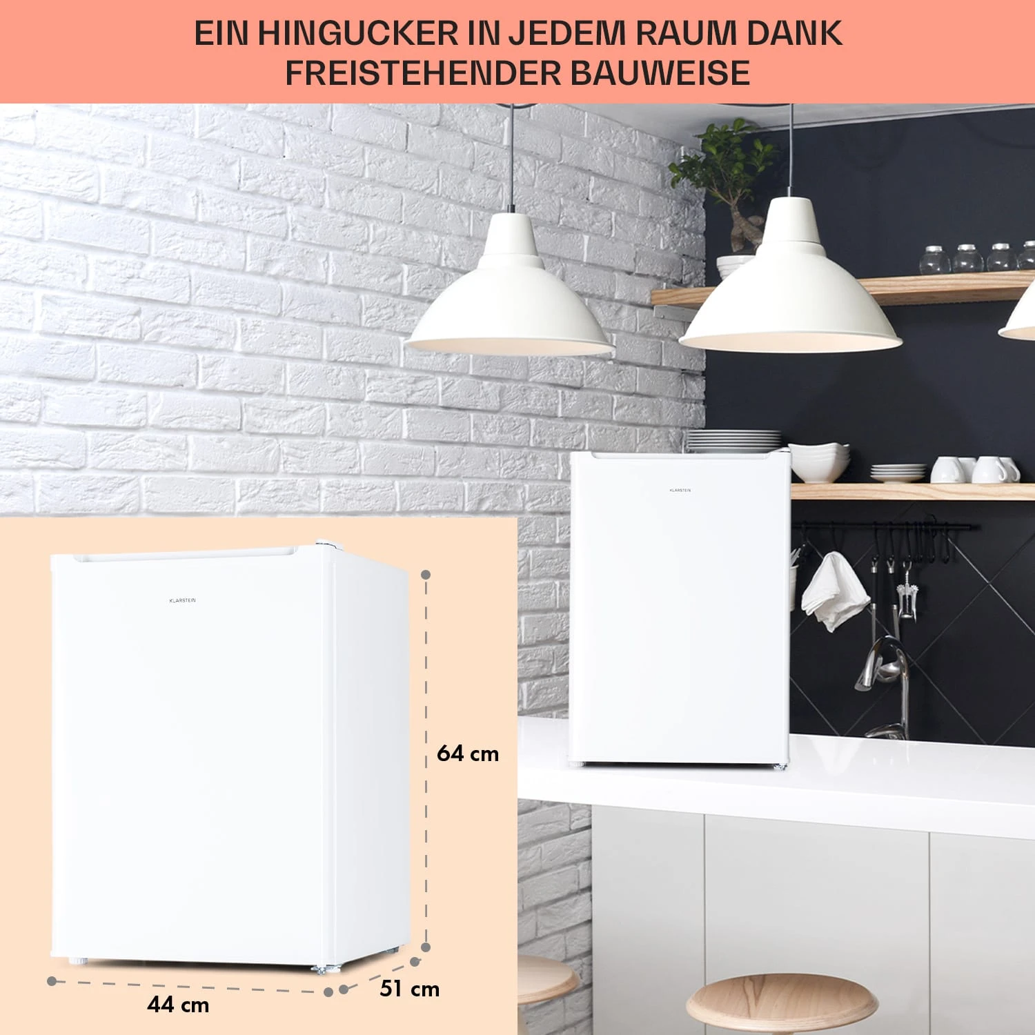 Fargo 67 Kühlschrank Minibar 67 Liter / 4 Liter Gefrierfach Kompakt 8 Fargo 67 Kühlschrank Minibar 67 Liter / 4 Liter Gefrierfach Kompakt - Image 6