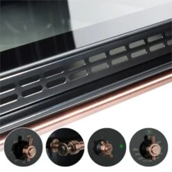 Vilhelmine Und Lumio Primo Set Backofen Dunstabzugshaube Schwarz -Haushaltsgeräte Förderung 60001856 yy 0006 detail Klarstein Vilhelmine Backofen Einbau 55l