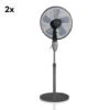 Summerjam Standventilator 2er-Set Standlüfter 50W 3 Stufen Grau 2 Summerjam Standventilator 2er-Set Standlüfter 50W 3 Stufen Grau -Haushaltsgeräte Förderung 60002059 yy 0001 titel