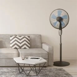 Summerjam Standventilator 2er-Set Standlüfter 50W 3 Stufen Grau -Haushaltsgeräte Förderung 60002059 yy 0002 ambient Klarstein Summerjam Standventilator grau reedit