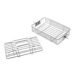 VitAir Zubehör-Set 3-teilig Edelstahl Aluminium-Druckguss -Haushaltsgeräte Förderung 60002085 yy 0007 titel Klarstein VitAir Steak Kaefig