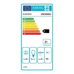 Purista Dunstabzugshaube Umluftset 60cm 190 M³/h 2 Aktivkohlefilter -Haushaltsgeräte Förderung 60002303 energy label