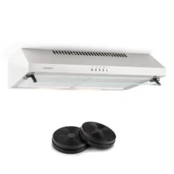 Purista Dunstabzugshaube Umluftset 60cm 190 M³/h 2 Aktivkohlefilter