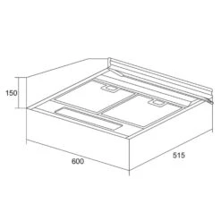 Purista Dunstabzugshaube Umluftset 60cm 190 M³/h 2 Aktivkohlefilter -Haushaltsgeräte Förderung 60002303 yy 0006 logo Klarstein Purista Unterbau Dunstabzugshaube reedit