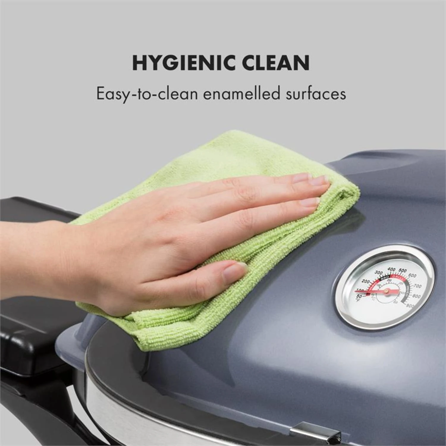 Parforce One Gasgrill 3,5kW 12000BTU SNJS Grilltisch Gasschlauch Grau 6 Parforce One Gasgrill 3,5kW 12000BTU SNJS Grilltisch Gasschlauch Grau - Image 4