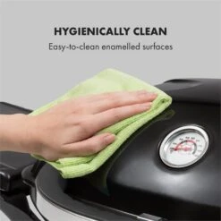 Parforce Duo Gasgrill 2 Brenner 4,4kW 15000BTU Gasschlauch Schwarz -Haushaltsgeräte Förderung 60002433 yy 0006 logo Klarstein Parforce Duo Gasgrill 2 Brenner schwarz