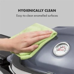 Parforce Duo Gasgrill 2 Brenner 4,4kW 15000BTU 300°C Gasschlauch Grau -Haushaltsgeräte Förderung 60002434 yy 0006 logo Klarstein Parforce Duo Gasgrill 2 Brenner grau