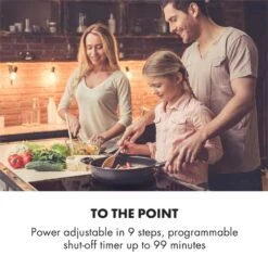 Kalahari Delicatessa Einbau-Ofen-Set Induktion 7000W 68Ltr Schwarz Edelstahl -Haushaltsgeräte Förderung 60002585 yy 0007 logo Klarstein Delicatessa 60 Einbaukochfeld schwarz