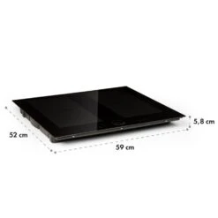 Kalahari Delicatessa Einbau-Ofen-Set Induktion 7000W 68Ltr Schwarz Edelstahl -Haushaltsgeräte Förderung 60002585 yy 0012 logo Klarstein Delicatessa 60 Einbaukochfeld schwarz