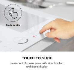 Delicatessa 60 Induktionskochfeld 4 Zonen 7000W Timer Weiß -Haushaltsgeräte Förderung US 10033027 uk 0005 logo